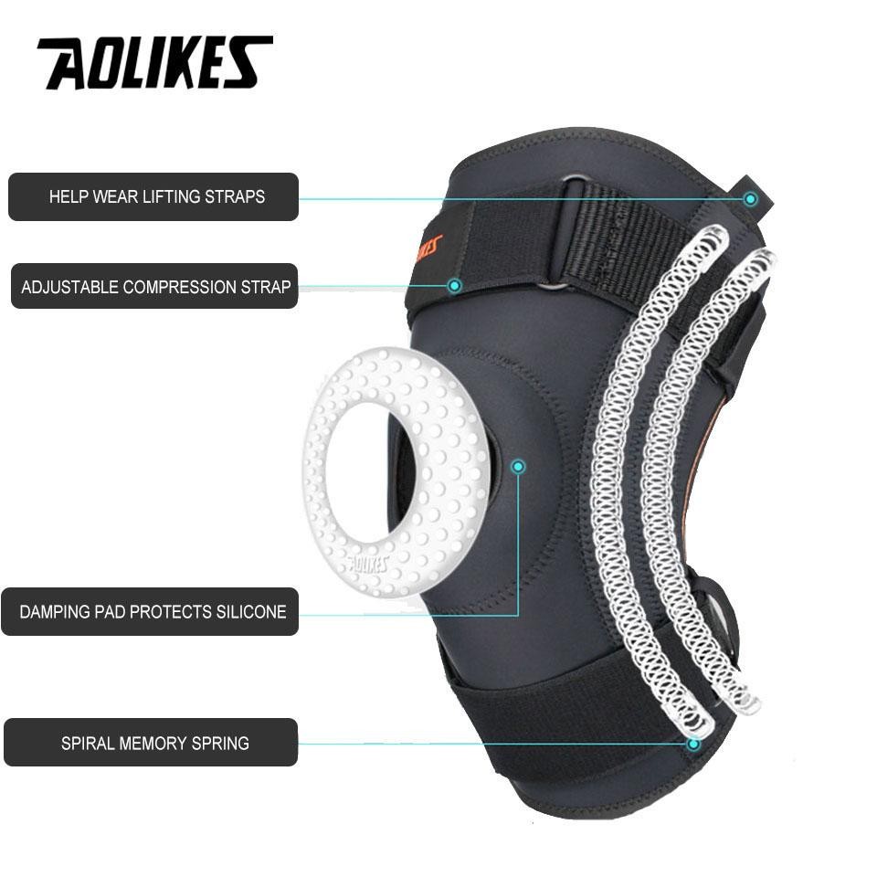 Aolikes 1pcs Knee Brace, Knee Support for Stability, Meniscus Injuries, Minor Li