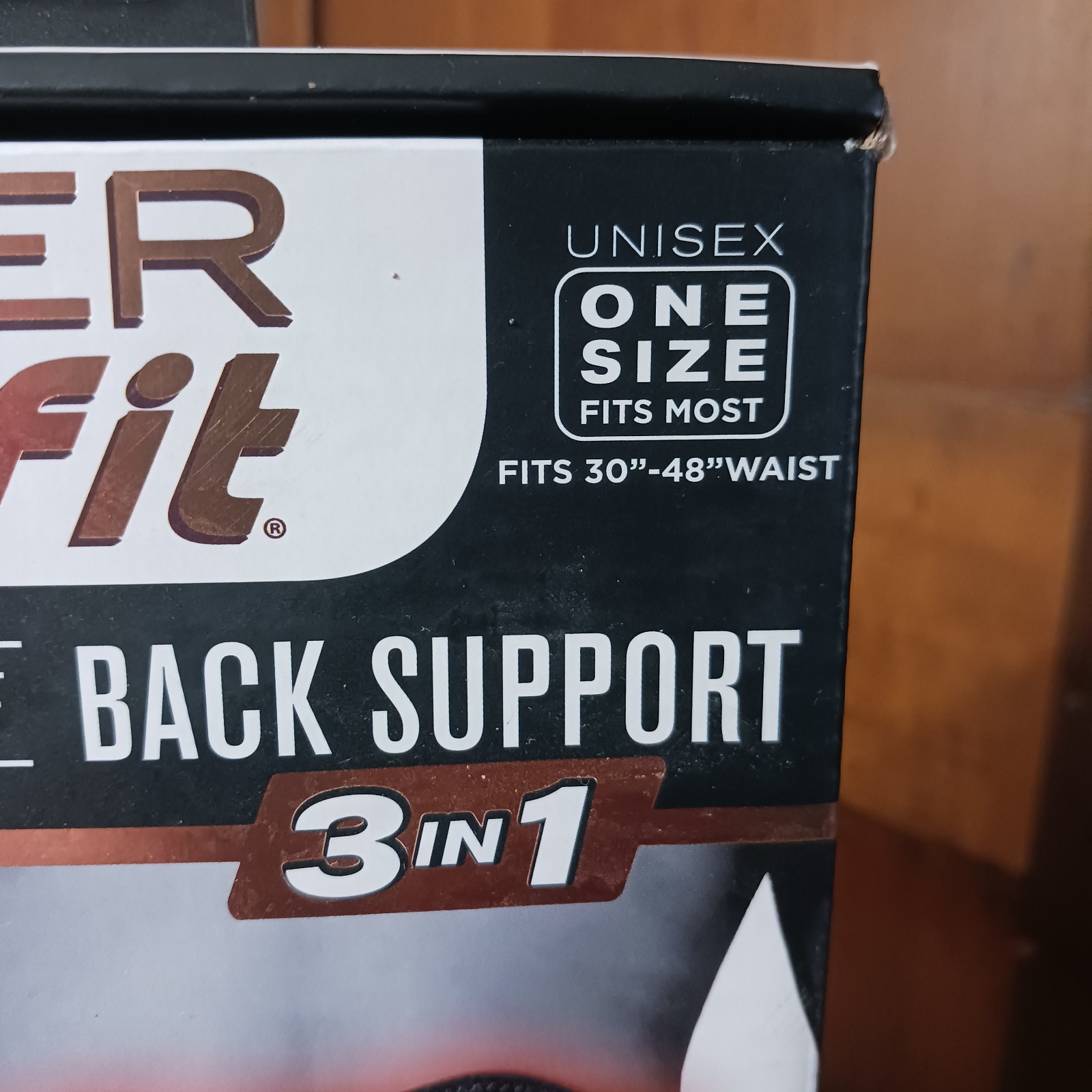 Copper Fit Rapid Relief Back Support Brace 3-n-1 Hot Cold Therapy Lumbar Support