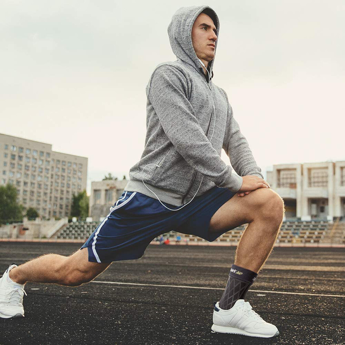 Spark Kinetic Ankle Sleeve – Compression Support with Embedded Kinesiology Tape