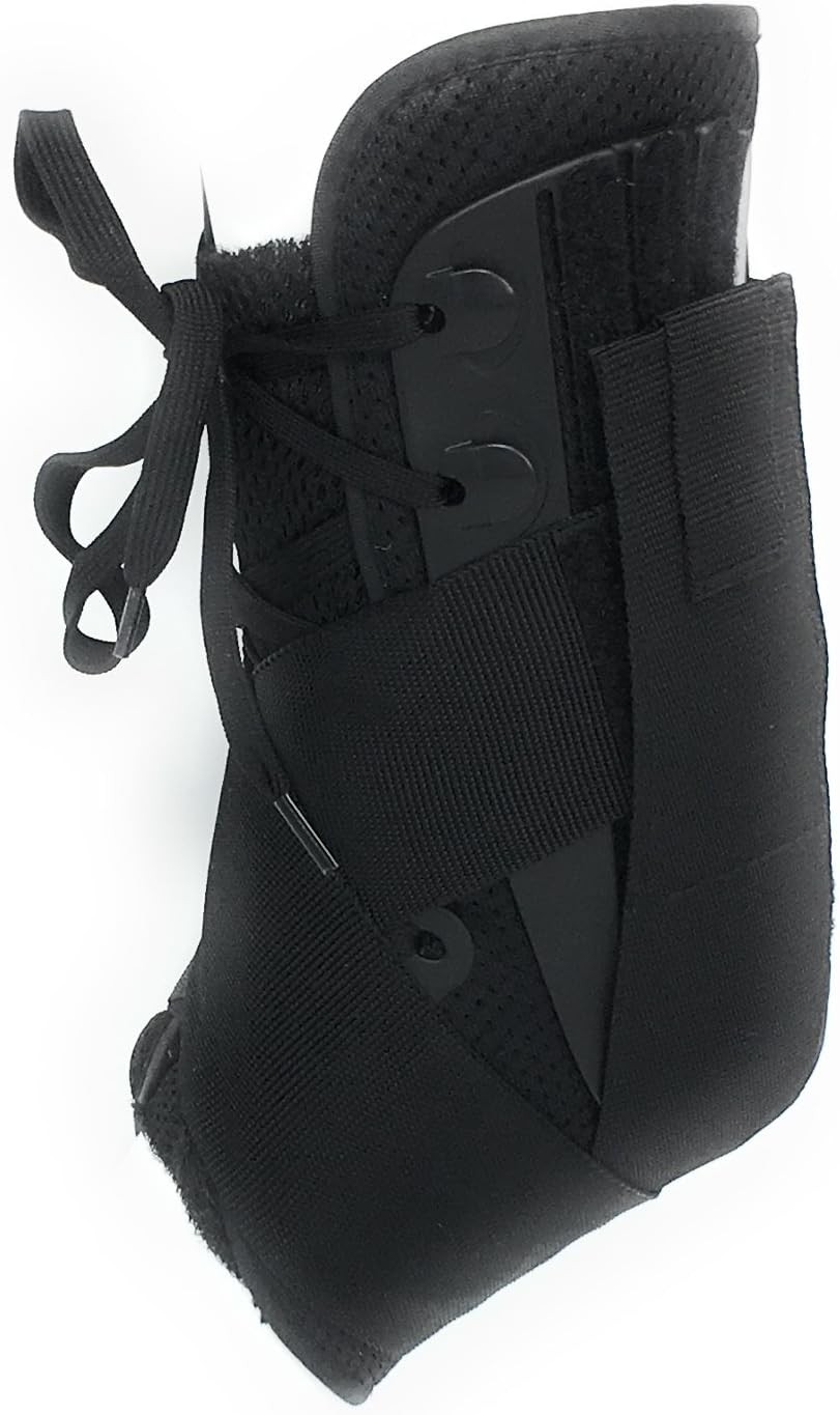 OTC Ankle Stabilizer, Exoskeleton Support, Heel Locking Straps, Large