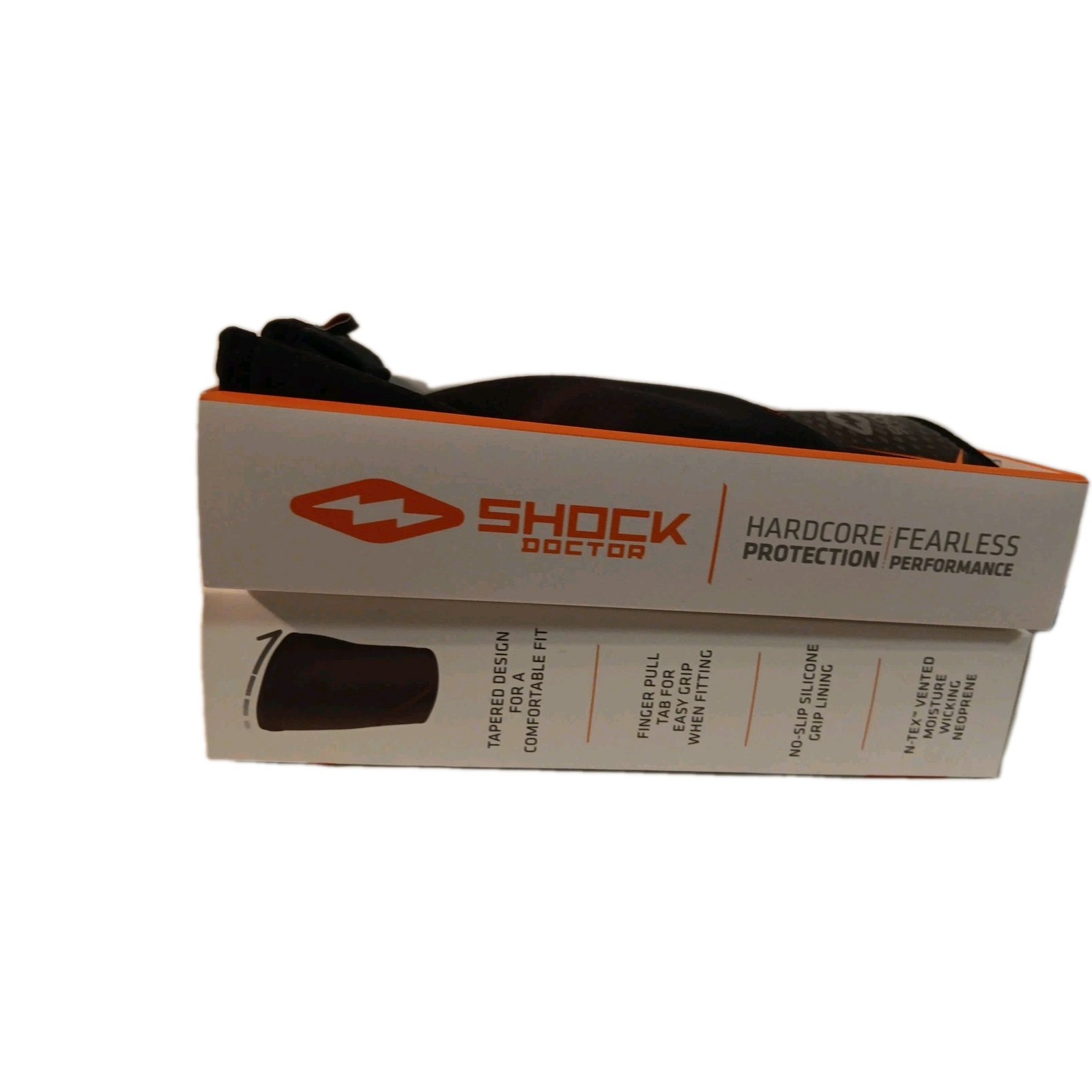 Shock Doctor Thigh-Groin Sleeve (Black, X-Large) Black. New Open Box