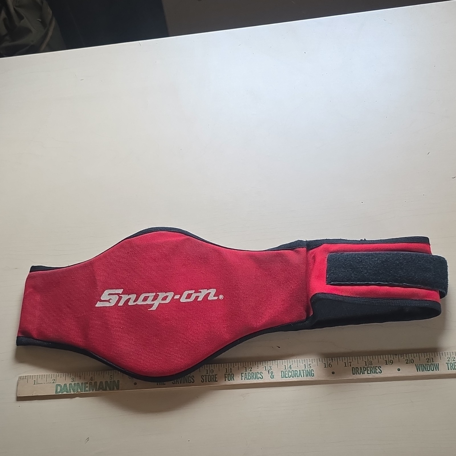 Snap-on BACK JACK Comfort Back Support Belt Adjustable Red/Black
