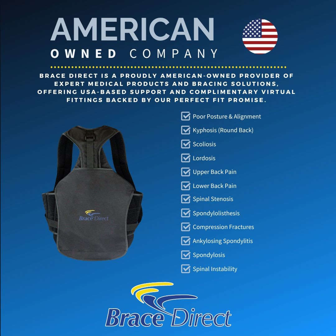 Rigid Posture Corrector Back Brace with Adjustable Back Straightener