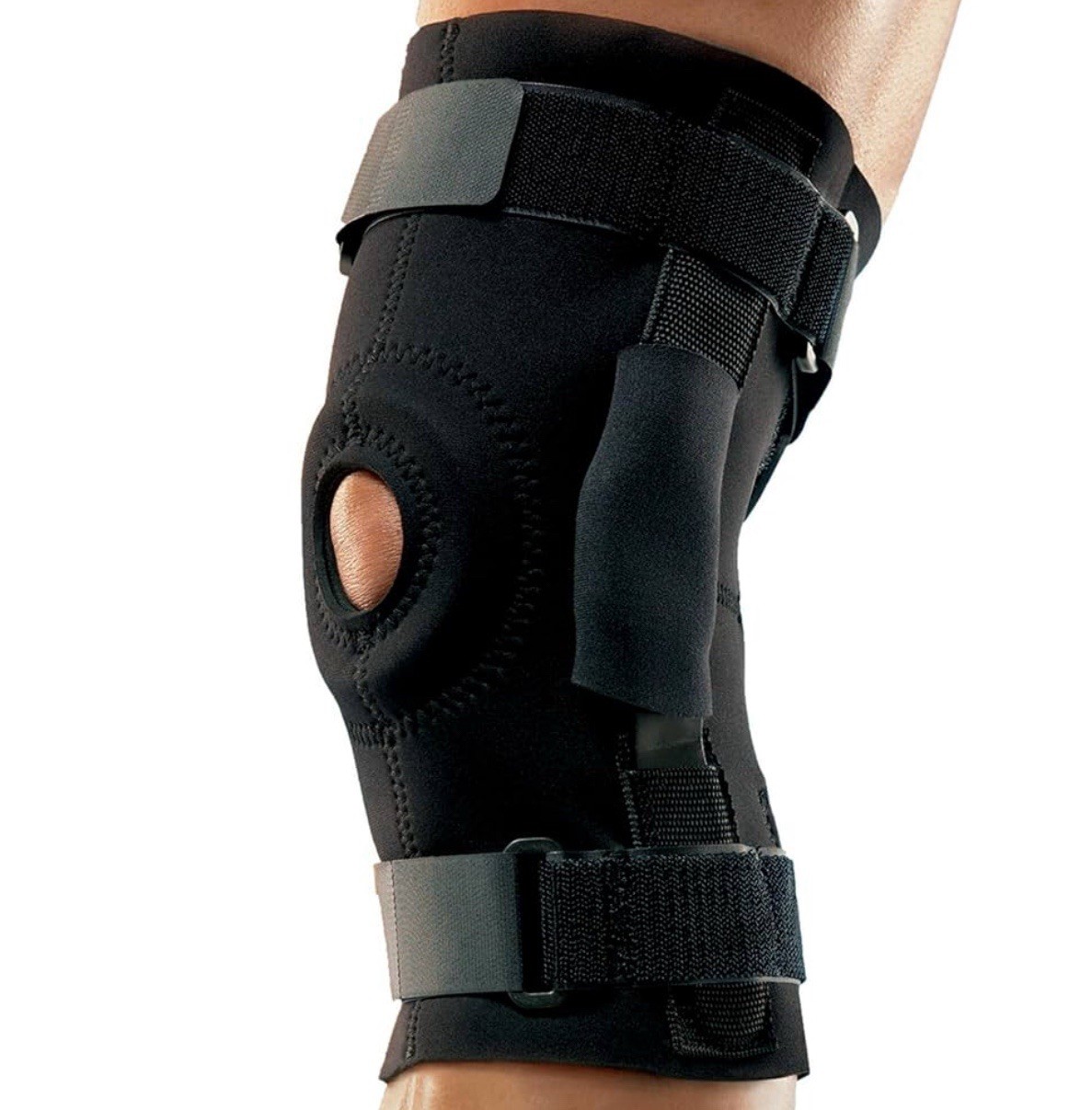 FUTURO Hinged Knee Brace, Adjustable, 48579 FIRM Sprains Medial Lateral Support