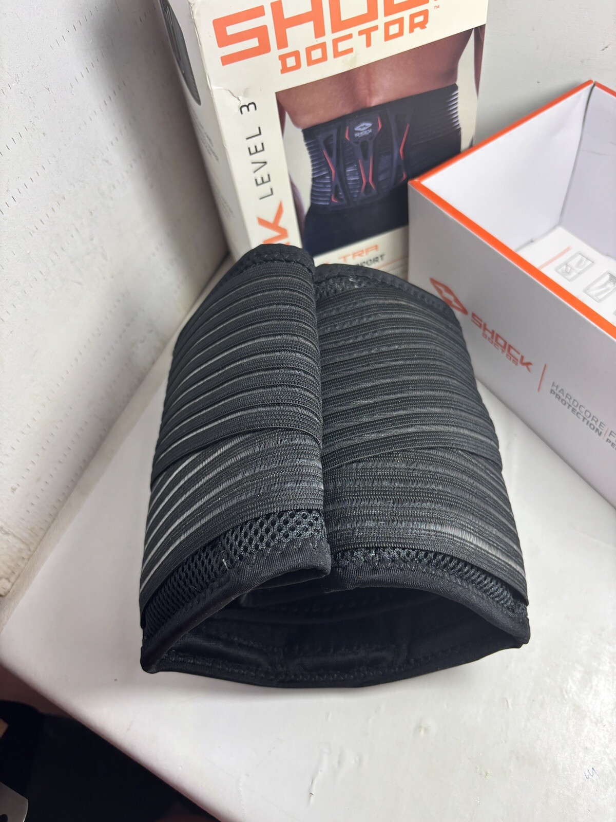 BLACK Shock Doctor Ultra Back Support Brace Level 3 – S/M NEW #838-01-10