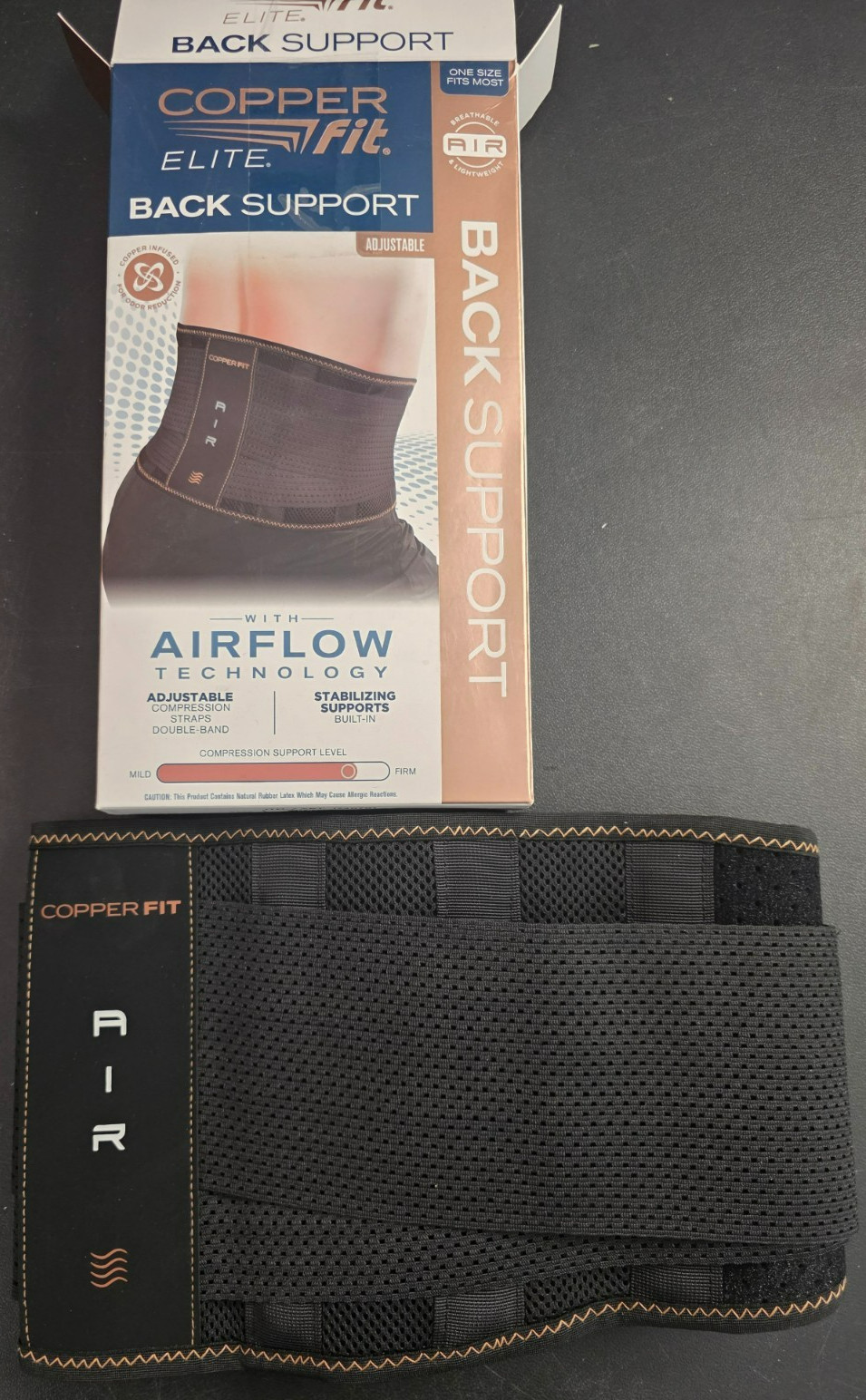 Copper Fit Elite Air Back Support – 1740701 – CFEAIRBK1SZ100