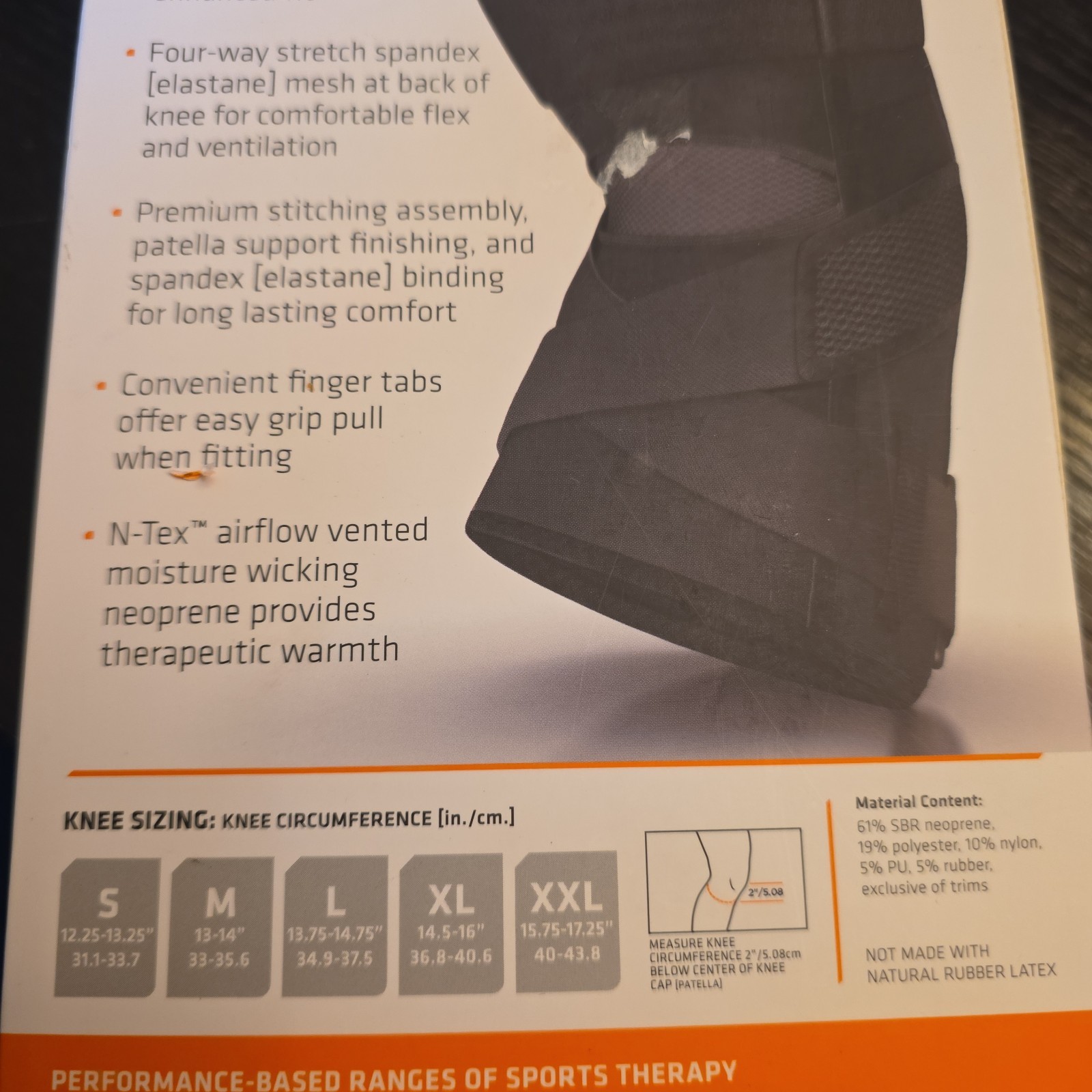 Shock Doctor Knee Support Brace with Dual Hinges – Black Level 3 Size XL