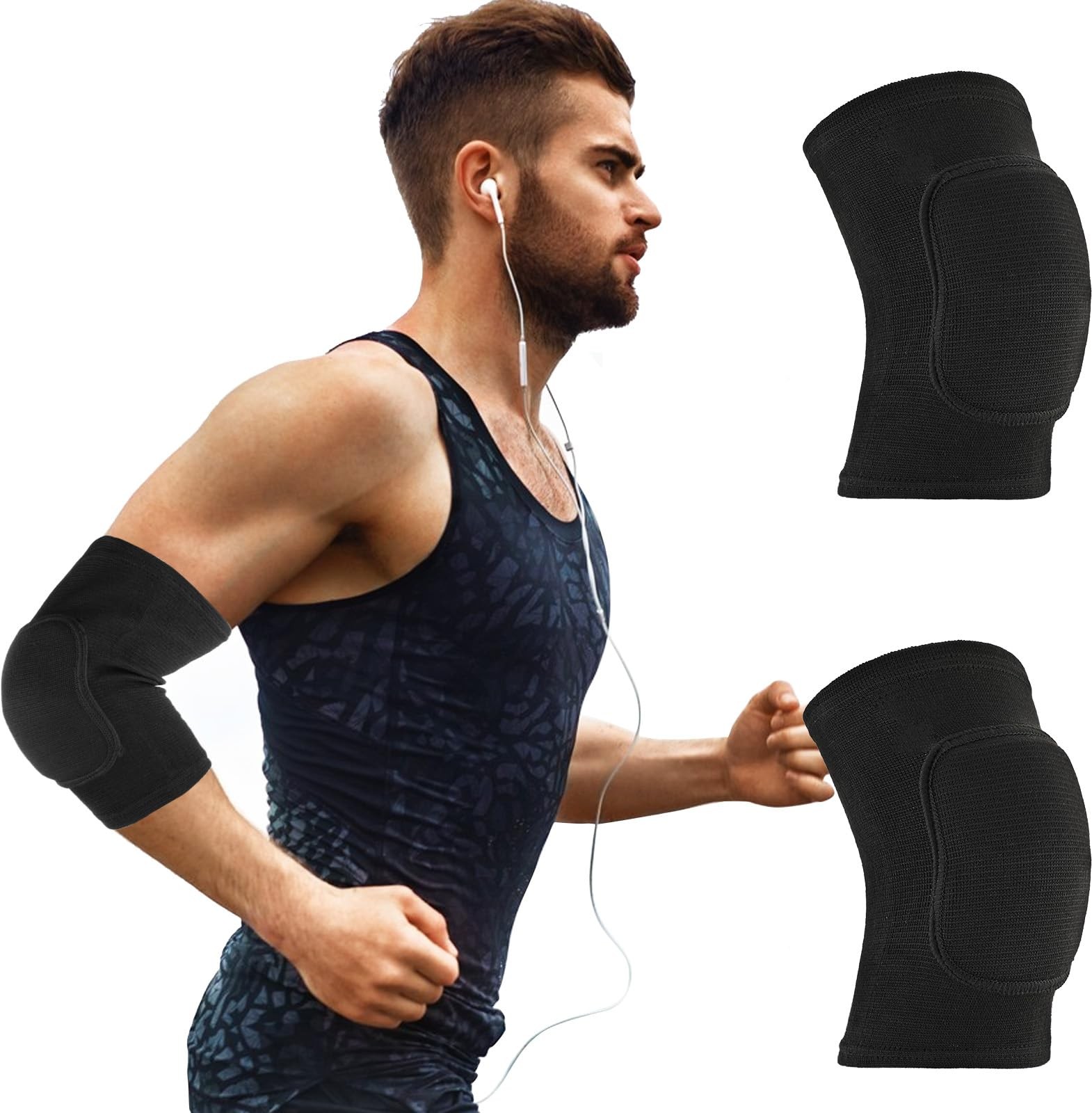 Elbow Brace Sponge Fitness Elbow Compression Sleeve Breathable Anti-Collision…