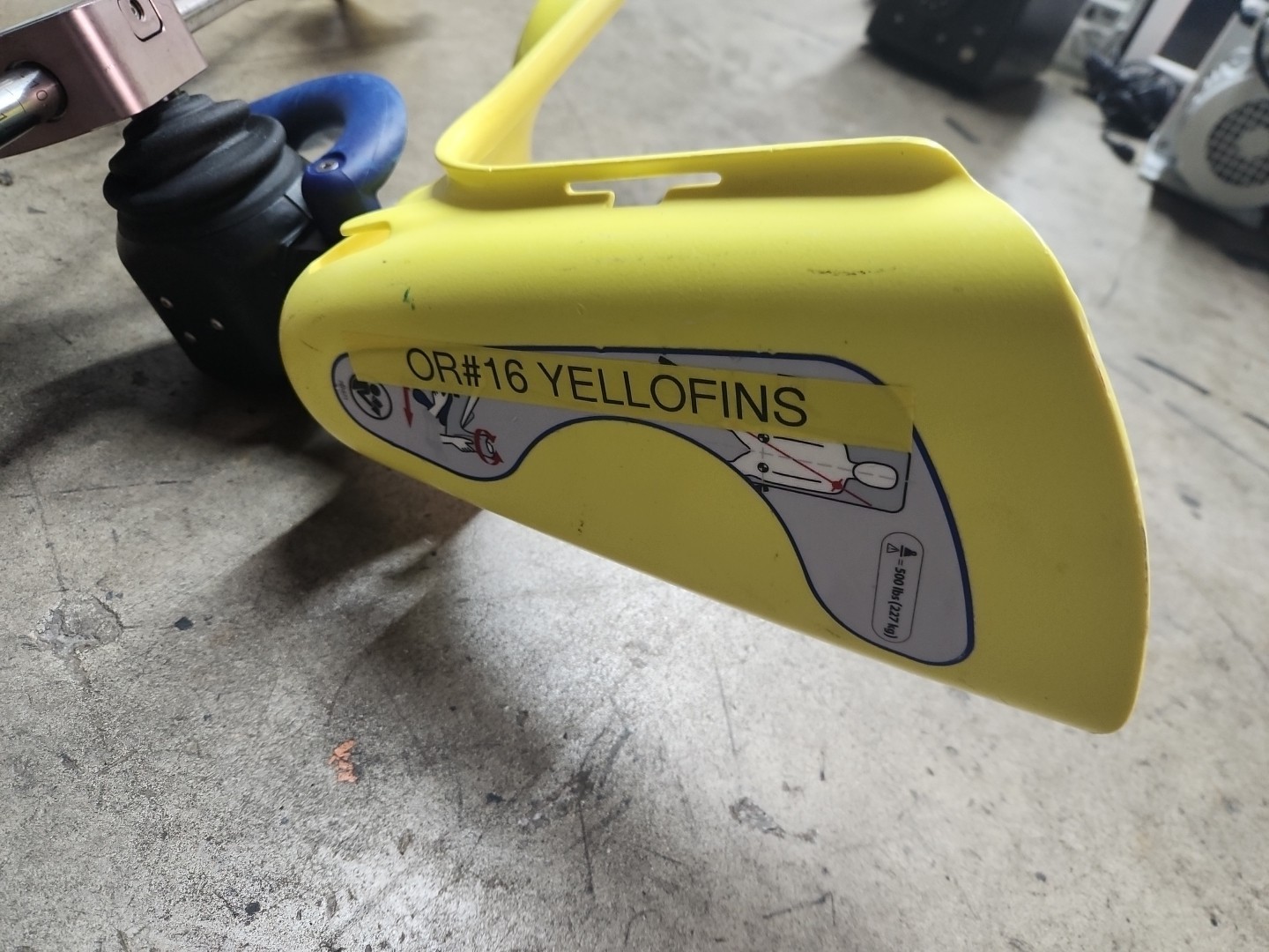 HILLROM YELLOWFINS APEX SURGICAL LEG STIRRUPS
