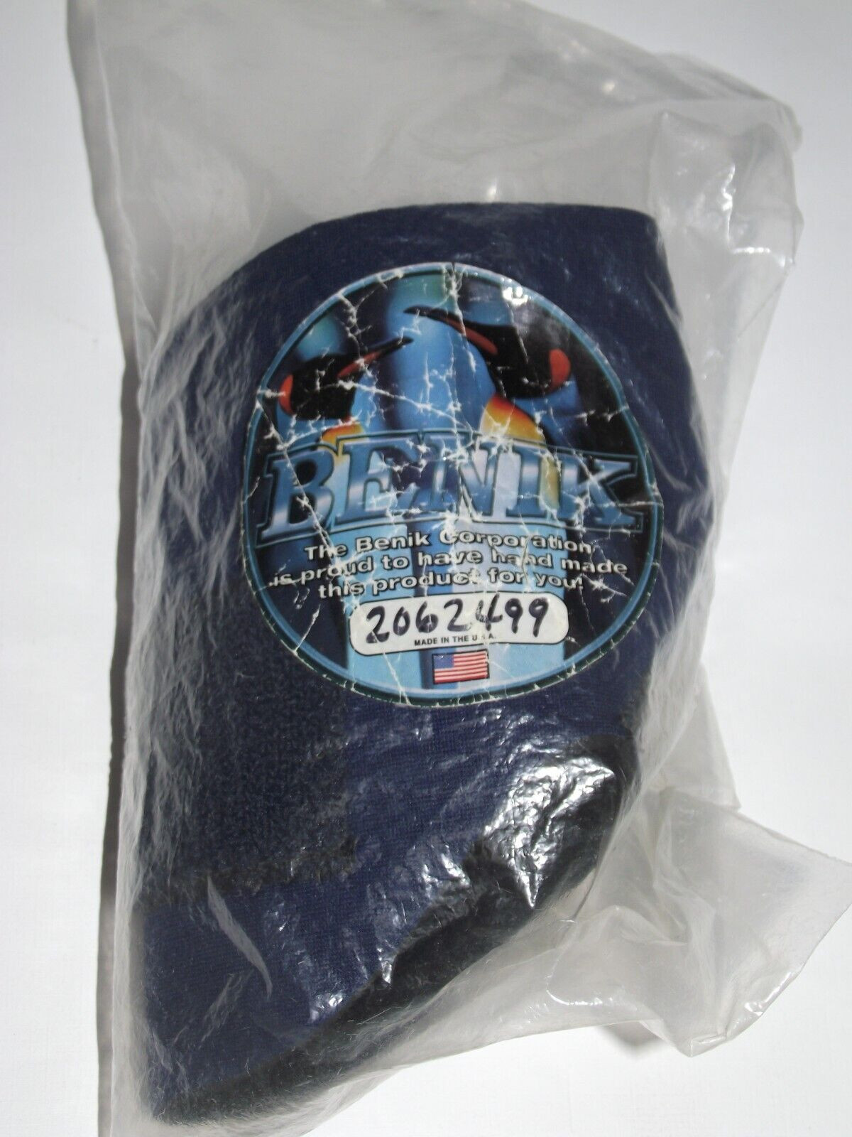 Pre-Owned Benik Left Thumb Wrap Soft Cast Medium Adjustable Straps Blue/Black