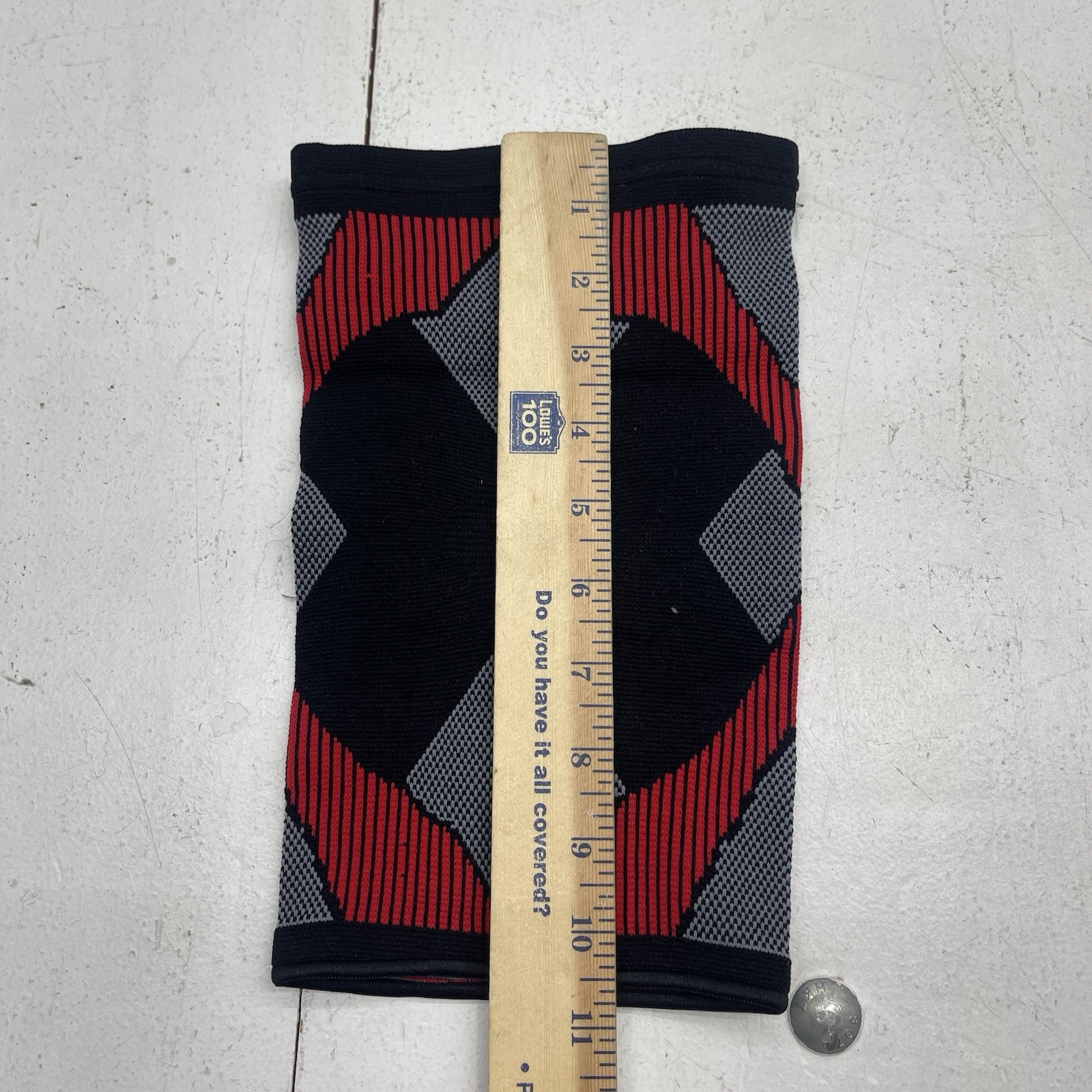 Vissco Black Red Grey 1 Piece Knee Brace Sleeve Unisex Adults Size XL New