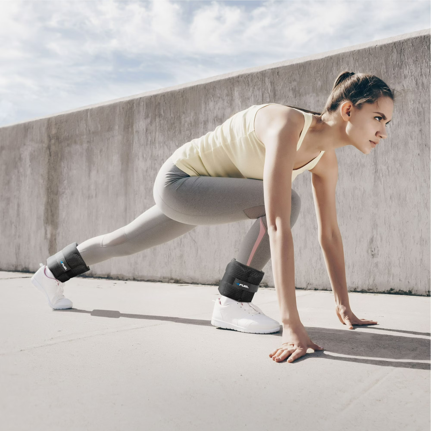 Fuel Pureformance Adjustable Wrist & Ankle Weights 10lb Pair, 2 Pack