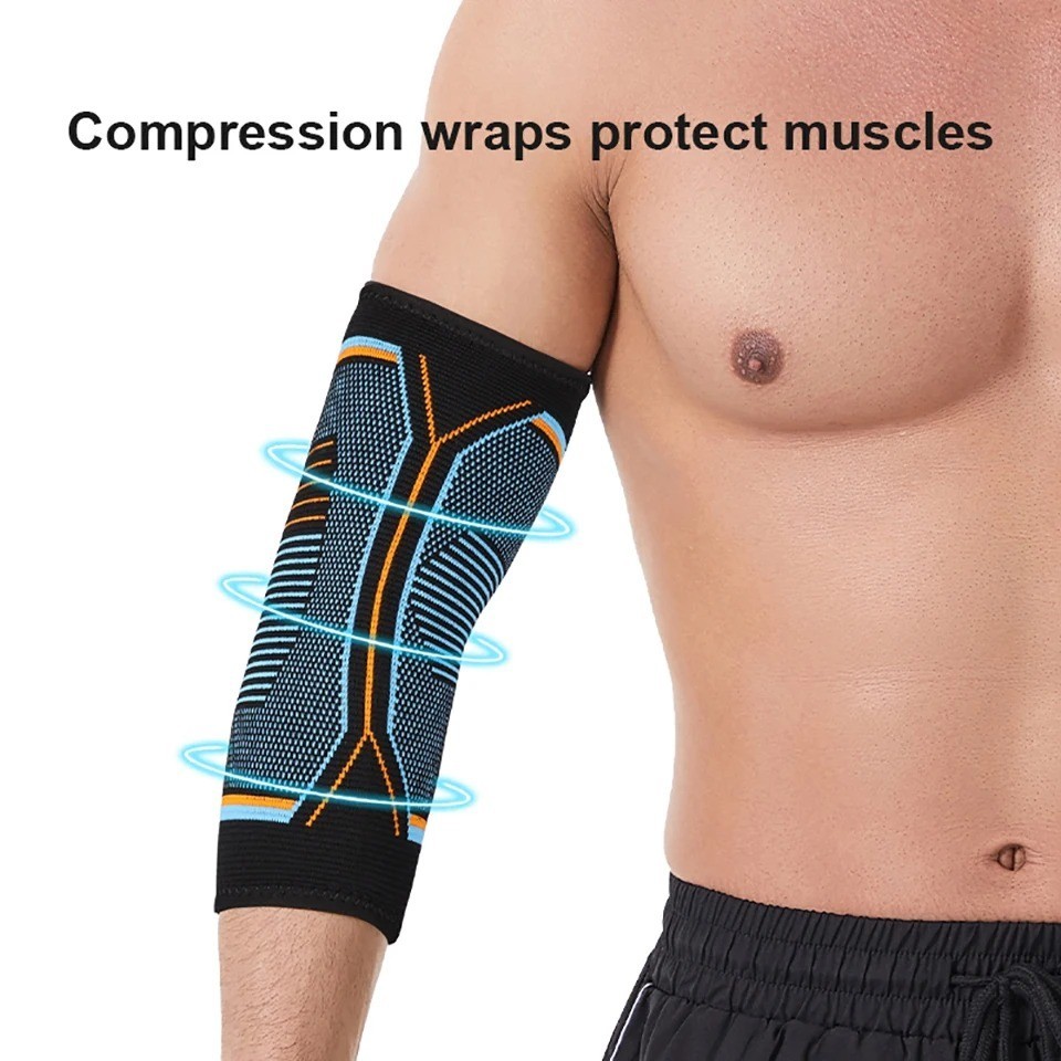 Copper Elbow Compression Sleeve Elbow Braces Tennis For Arthritis Bursitis US
