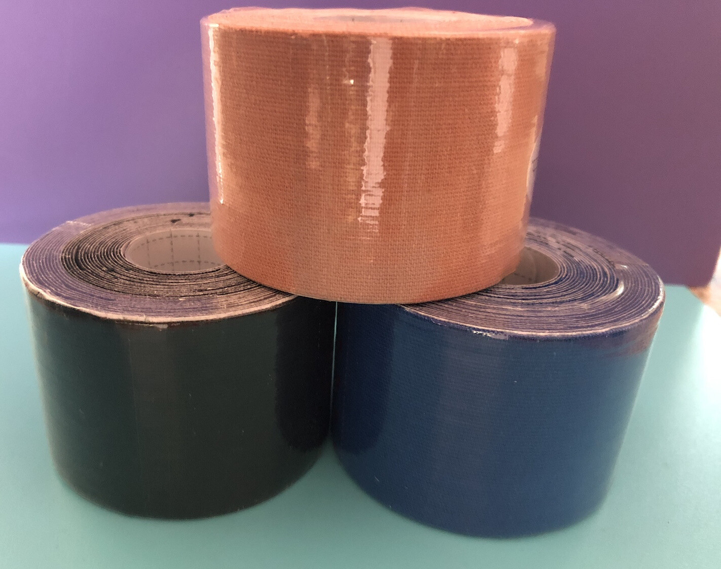 3 CVS Health Kinesiology / Athletic Tape 20 Elastic Strips Ea 16.4ft