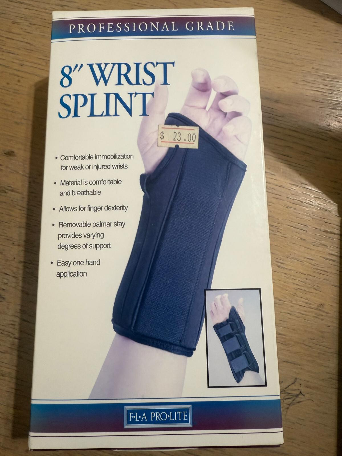 FLA Orthopedics Pro-Lite 8″ Wrist Splint – Professional Grade (Qty 1X or 2X)