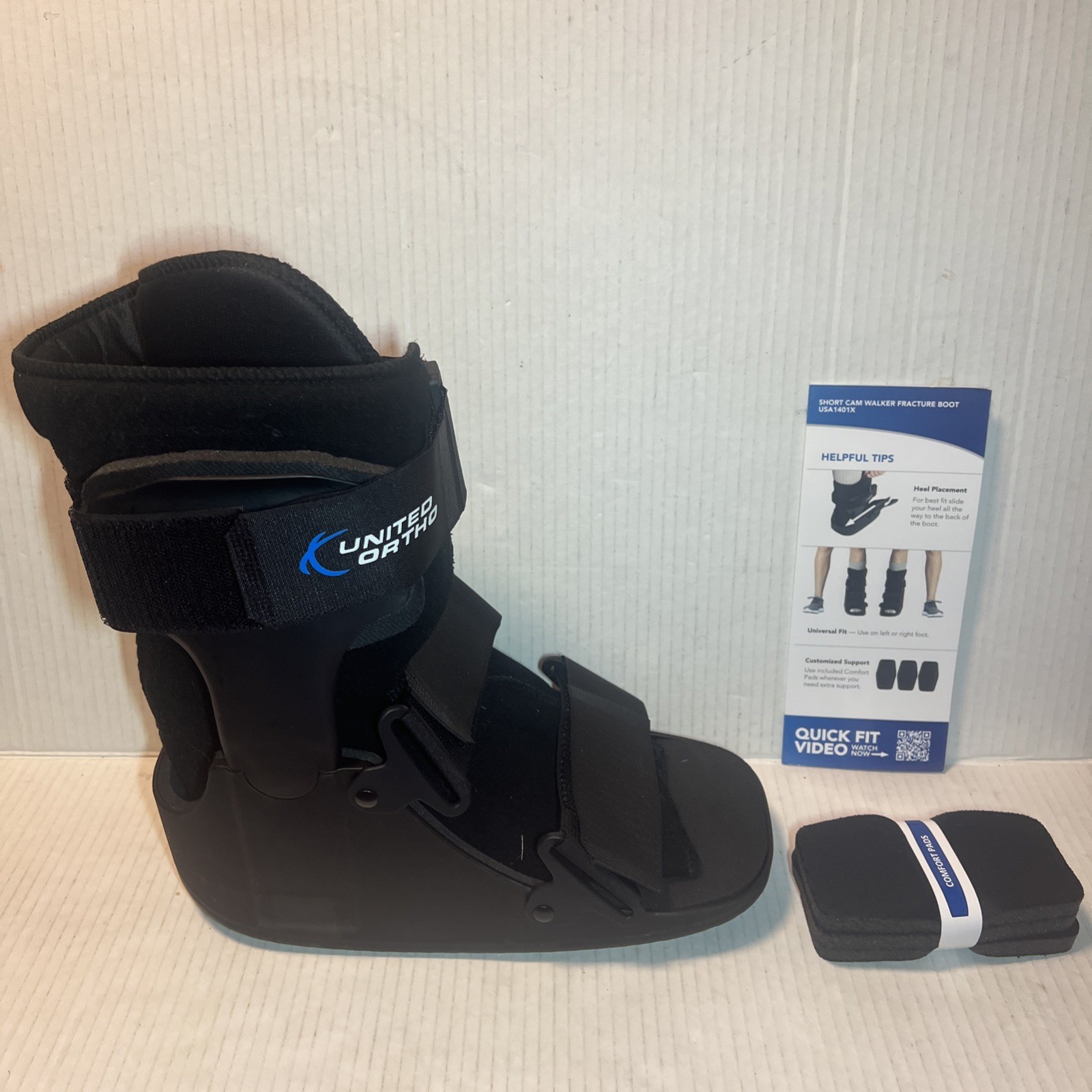 United Ortho Air Boot Ankle (Size MD Foot) Brace Walking Stabilizer NEW