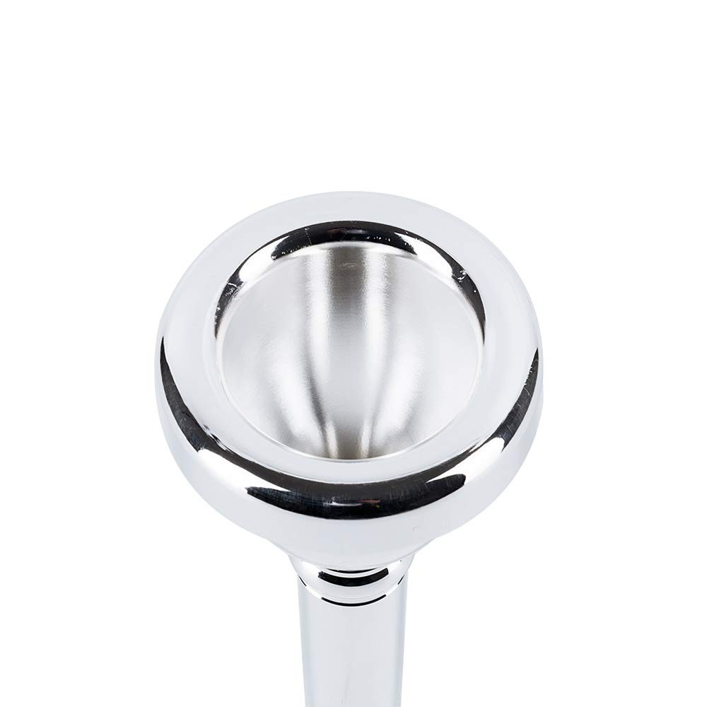 Standard Tuba Mouthpiece, Silver Plated Tuba Mouthpiece Size U, Tuba Player R…