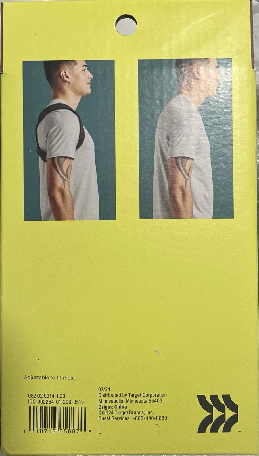 Posture Corrector , All In Motion: Nylon, For Up To 300 Lbs, New