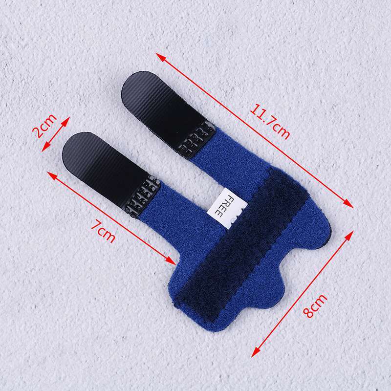 1Pcs Aluminium Finger Splint Brace Adjustable Tape Bandage Corrector Support
