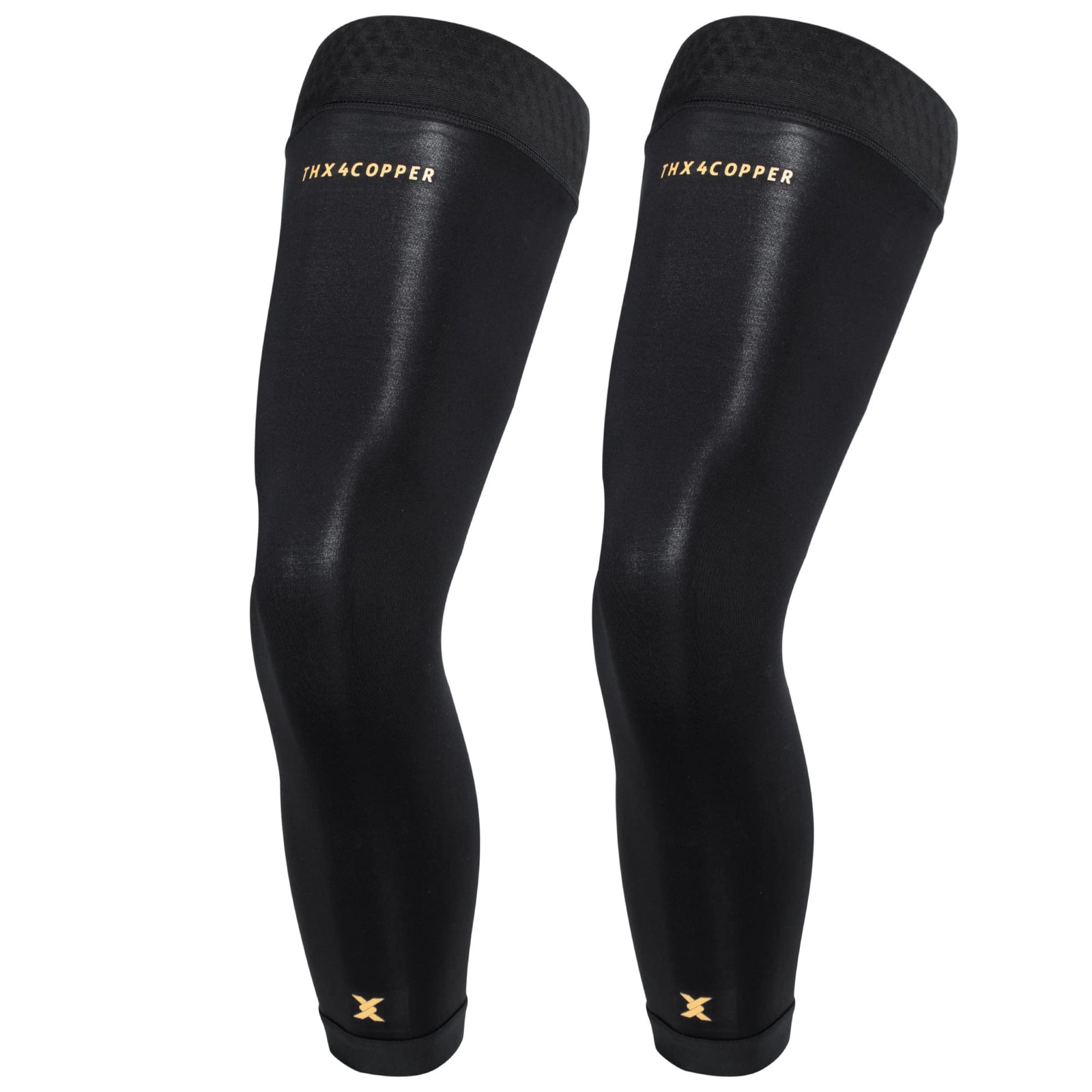 Copper Infused Full Leg Compression Sleeves Pair Unisex Sports Circulation