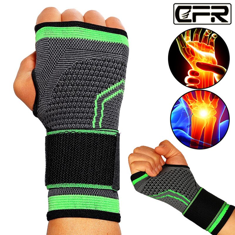 Wrist Support Compression Brace Hand Gloves Arthritis Carpal Tunnel Pain Relief