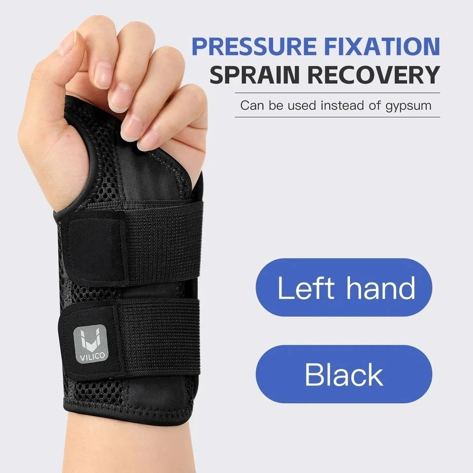 Wrist Brace with Splints for Carpal Tunnel Arthritis Tendonitis Support Hand US*
