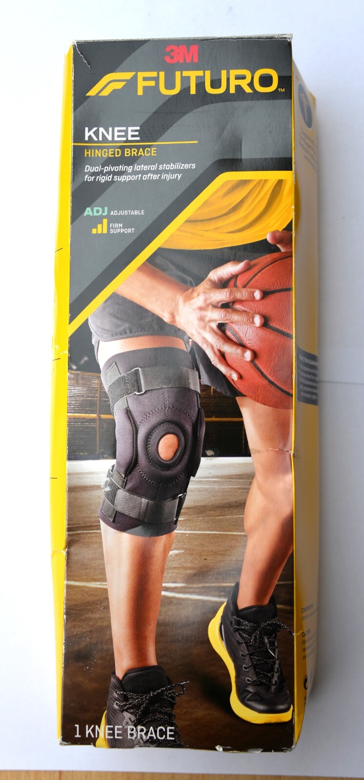 3M Futuro Adjustable Firm Support Hinged Knee Brace # 48579. Fits both R or L.