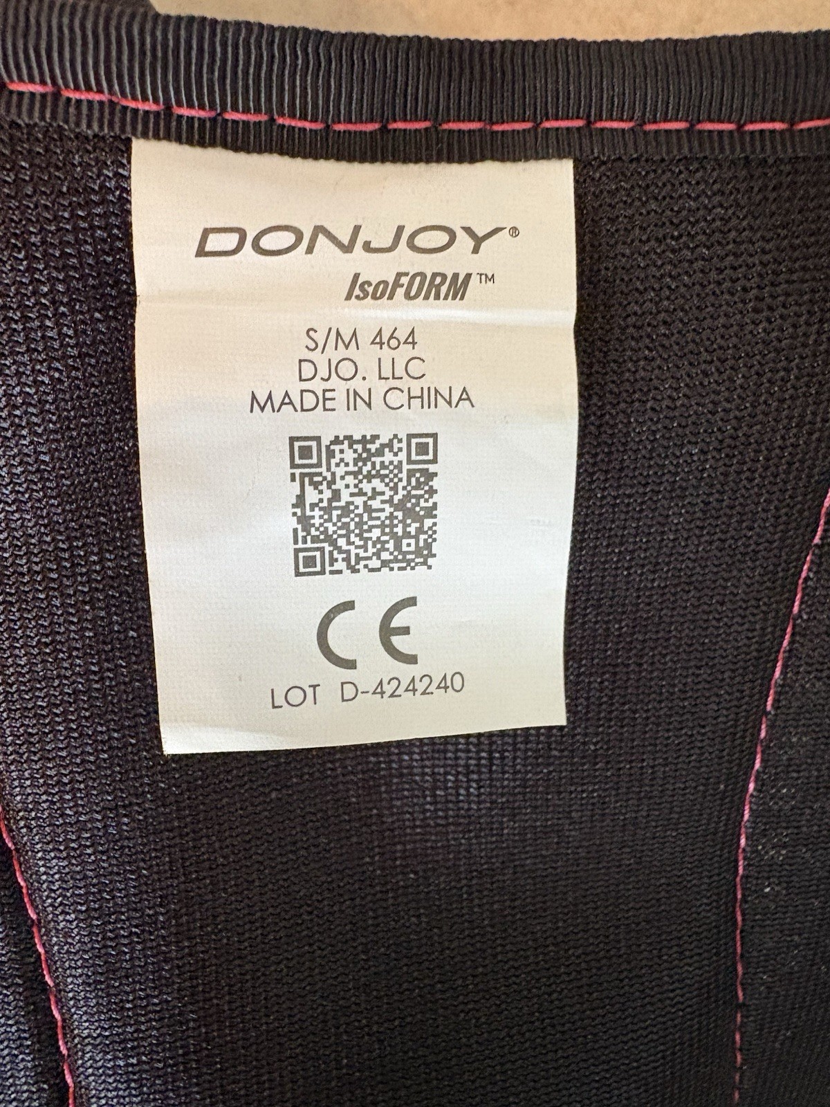 DonJoy Back Brace TLSO w/ Shoulder Straps Thoracic Rehab 13-5893-2 S/M