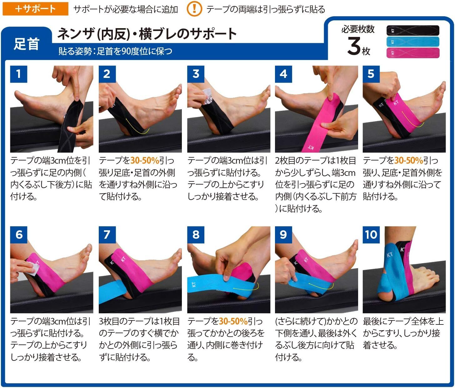 KT Tape (KT TAPE) Kinesiology tape POU5 POUCH (Propoi) Pre -cut (5cm x 25cm