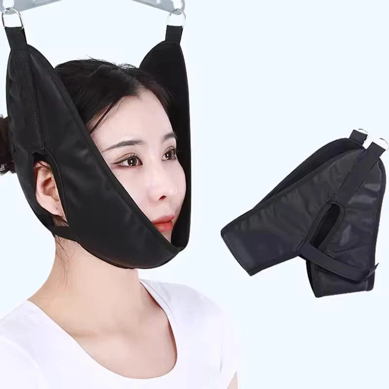 Cervical Neck Traction Device Neck Stretcher Pain Relief over Door Sleeves Brace