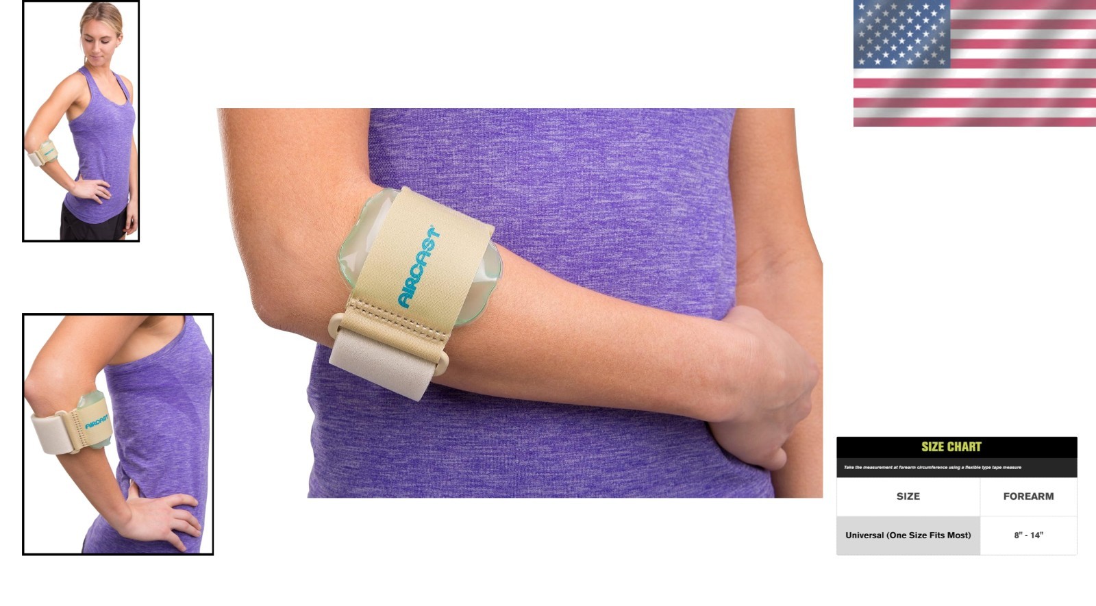 Soft Foam Pneumatic Elbow Support — Optimal Comfort for Tennis & Golfers, Beige