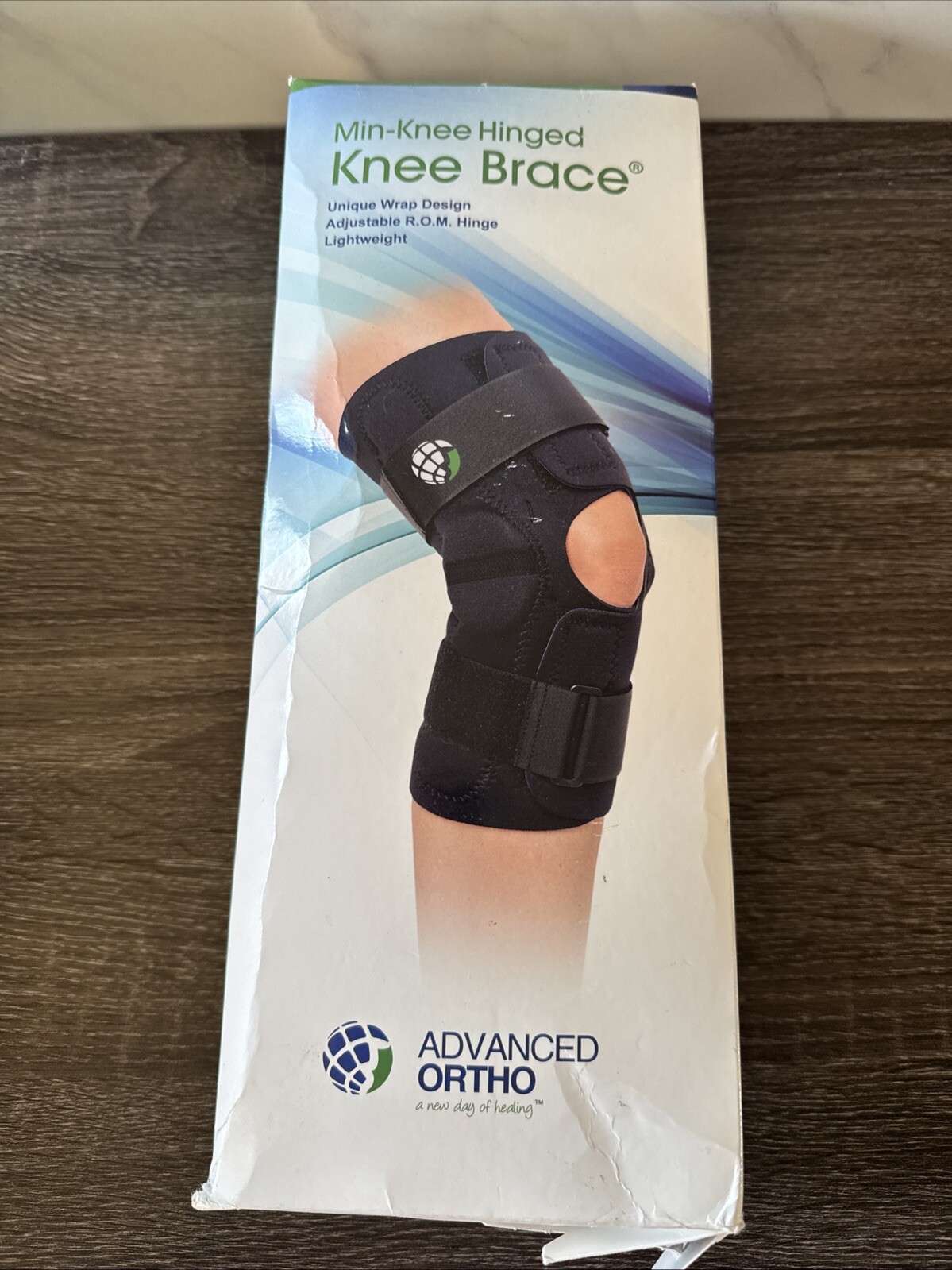 Advanced Ortho Min-Knee Hinged Knee Brace 627 & Sport Sleeve Support 307 LARGE