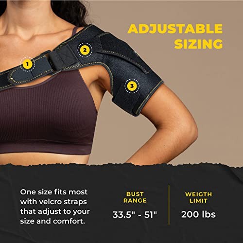 Rotator Cuff Shoulder Brace Women – Copper Shoulder Compression Sleeve for