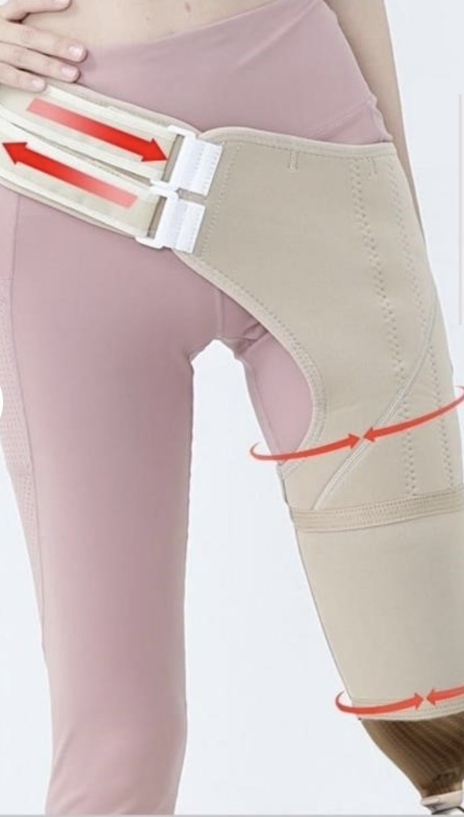 Thigh Prosthesis Suspension Strap Sling Prosthetic Limb Fixation Anti Fall strap