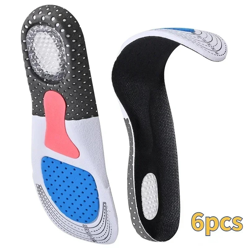 6Pcs Orthopedic Insoles for Feet Arch Support Plantar Fasciitis Orthopedic Insol