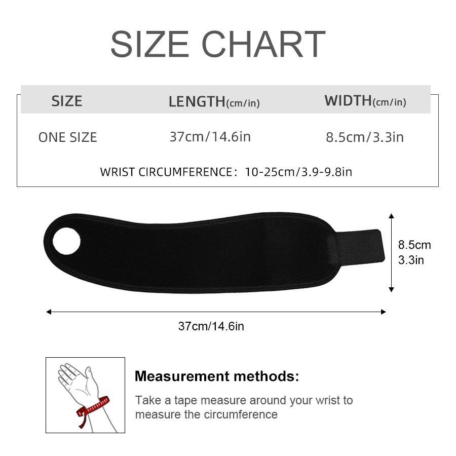 Neoprene Adjustable Wrist Support Wrap for Weightlifting Kettlebell Gym Training