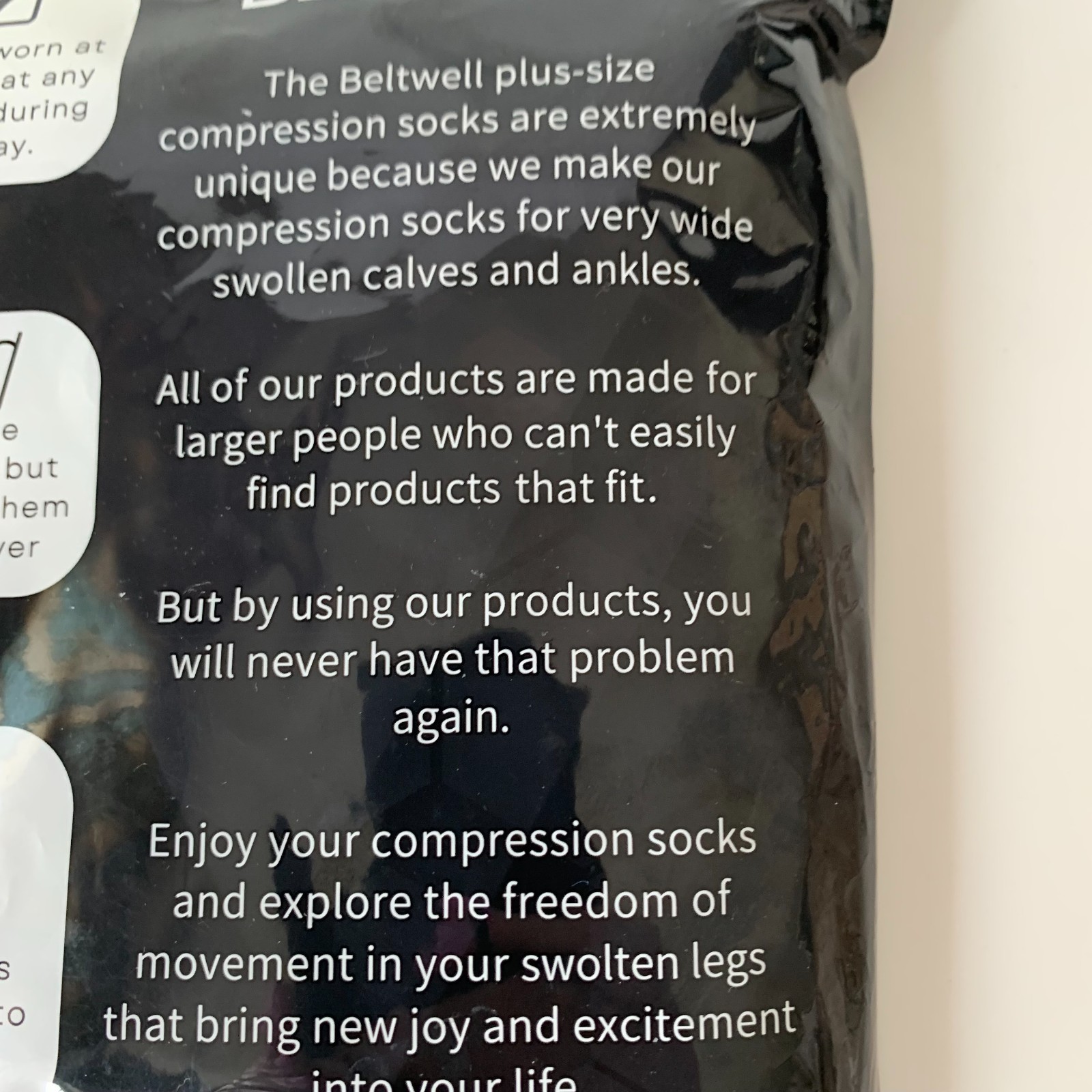 The Lymphedema Plus-Size AntiSlip Compression Socks For Big Swollen Legs SZ 8XLd