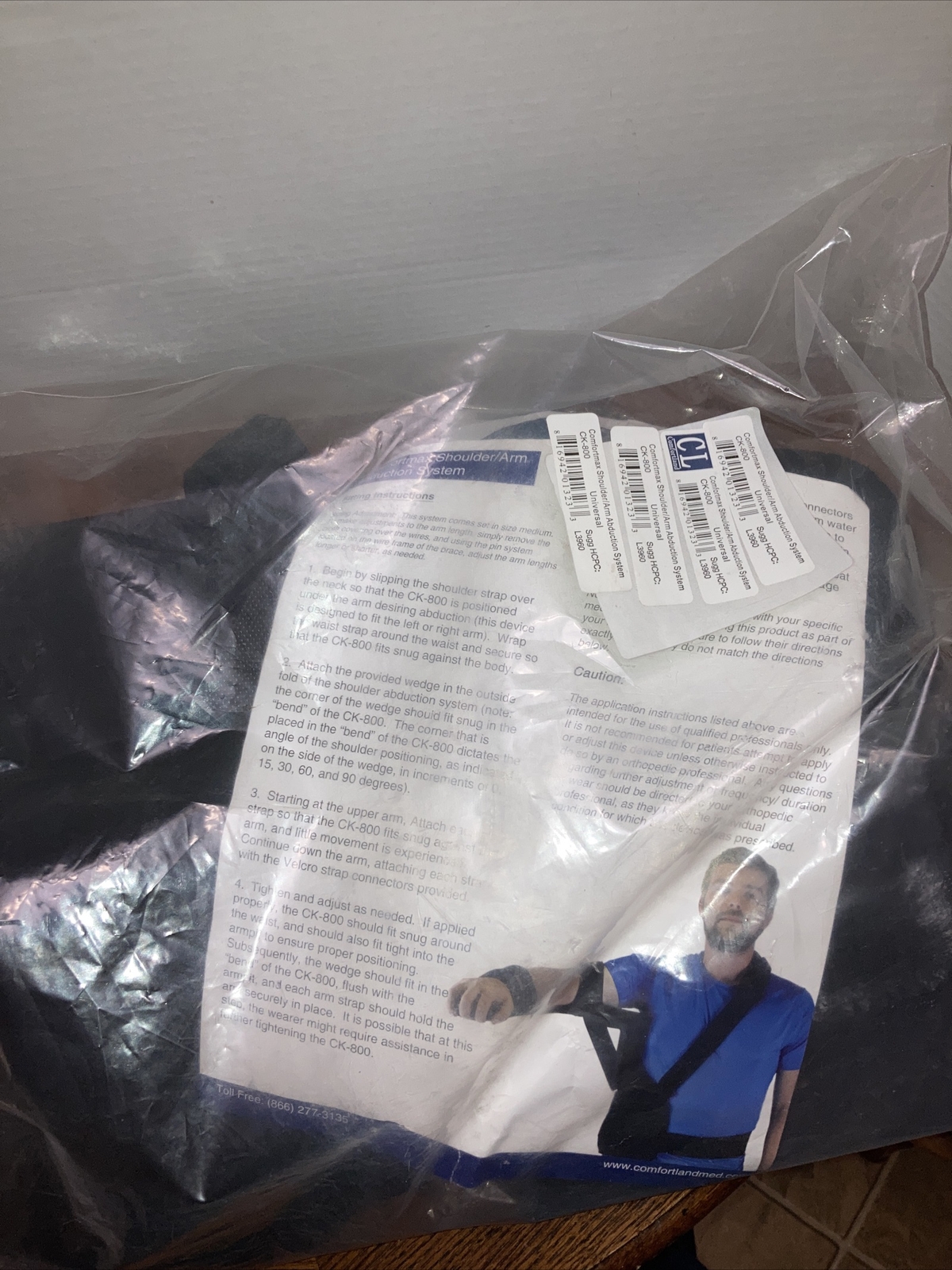 Comfortland Comfortmax CK-800 Universal Shoulder Arm Abduction Rehab System NEW