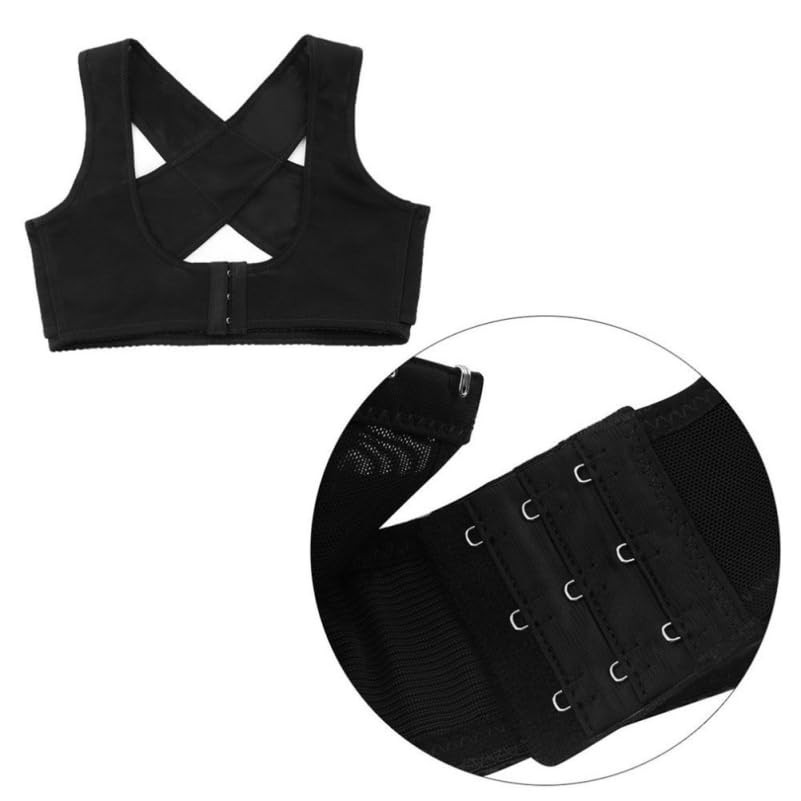 FRCOLOR Posture Corrector for Women, Adjustable Back Brace Hunchback XXL