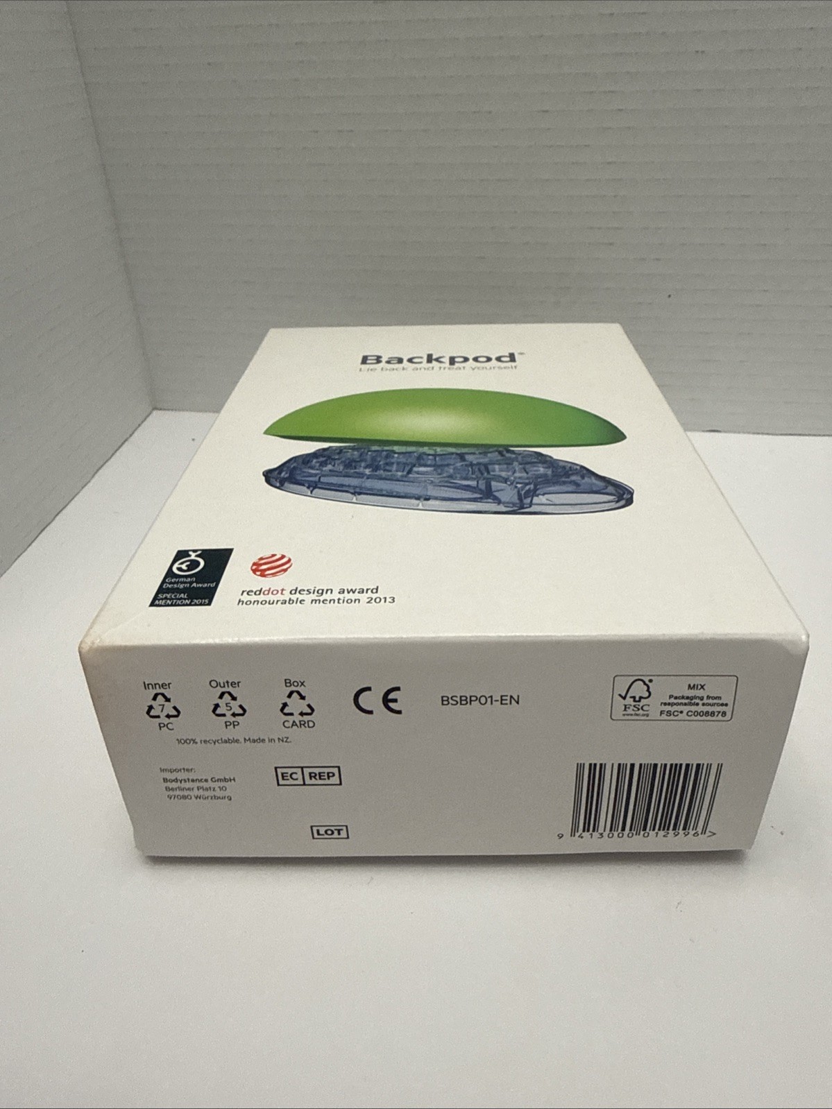 Bodystance Backpod Back Pain Relief Device – Brace Posture/Upper Back Tool Used