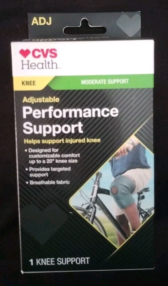 CVS Health Adjustable Performance Moderate Knee Support – NEW