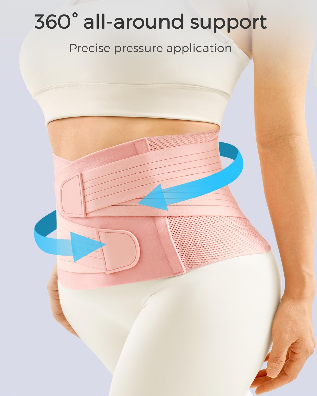 Postpartum Belly Band Wrap for Women,Abdominal Binder Post Surgery,C Section Bel