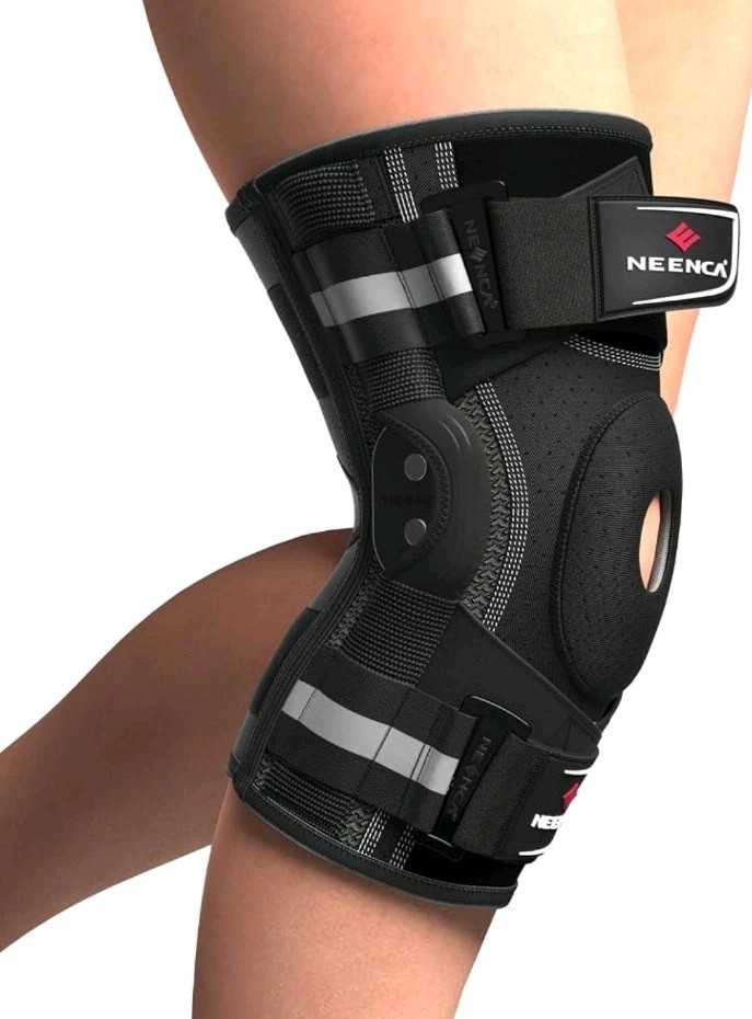4-XL NEENCA Knee Brace, Hinged Knee Stabilizer Support Sleeve for Men, Women