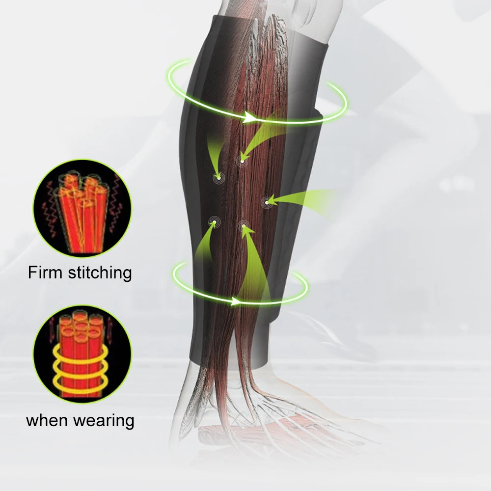 1Pcs Sport Compression Calf Sleeves Leg Sock Runners Shin Splint Varicose Vein C