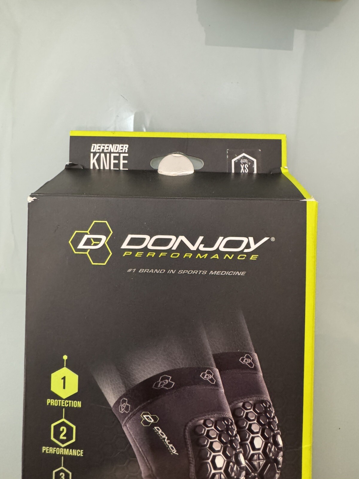 DonJoy Performance Defender Compression Support Knee Pad Sleeves – Black, Xs