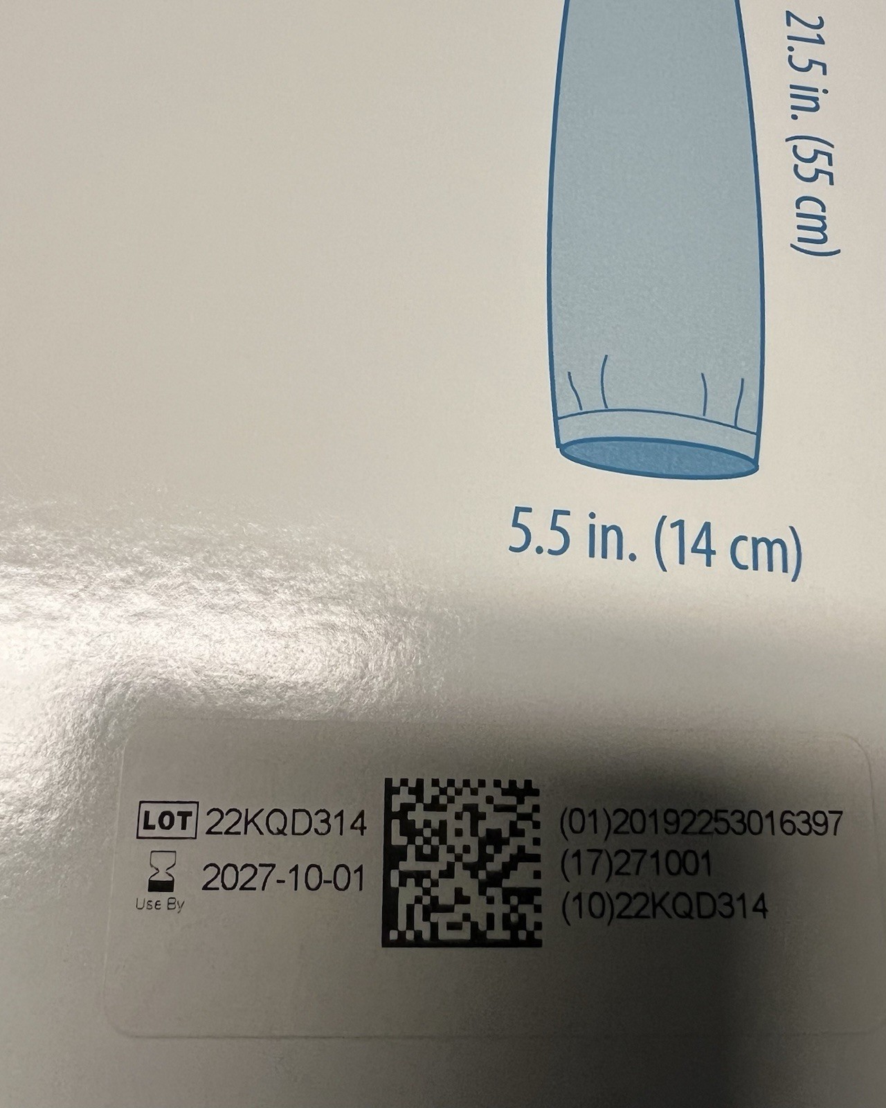 Cardinal Health Disposable Sleeve Protectors Blue Ref 599 Box Of 30 Exp 3027