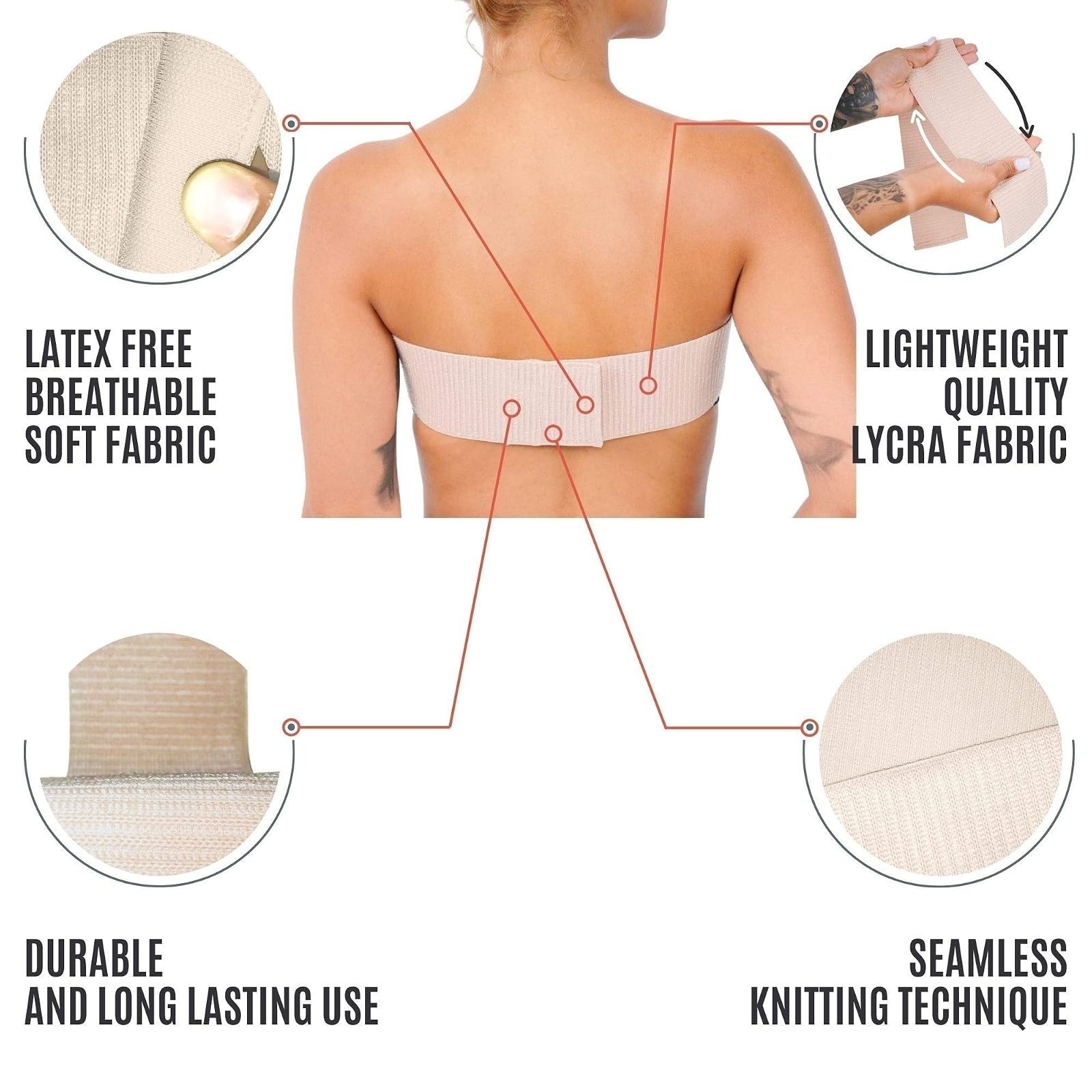 Breast Implant Stabilizer Band, Post Surgery Breast Augmentation and Reduction S