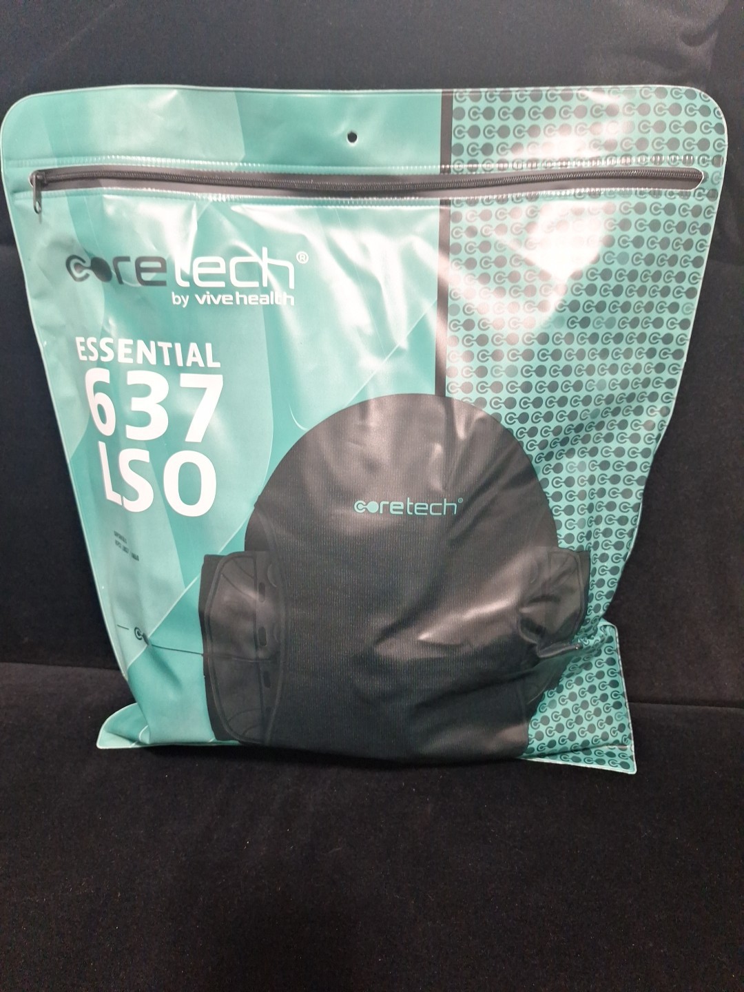 Coretech by Vive Health Essential 637 LSO Back Brace, Adjustable S-2XL