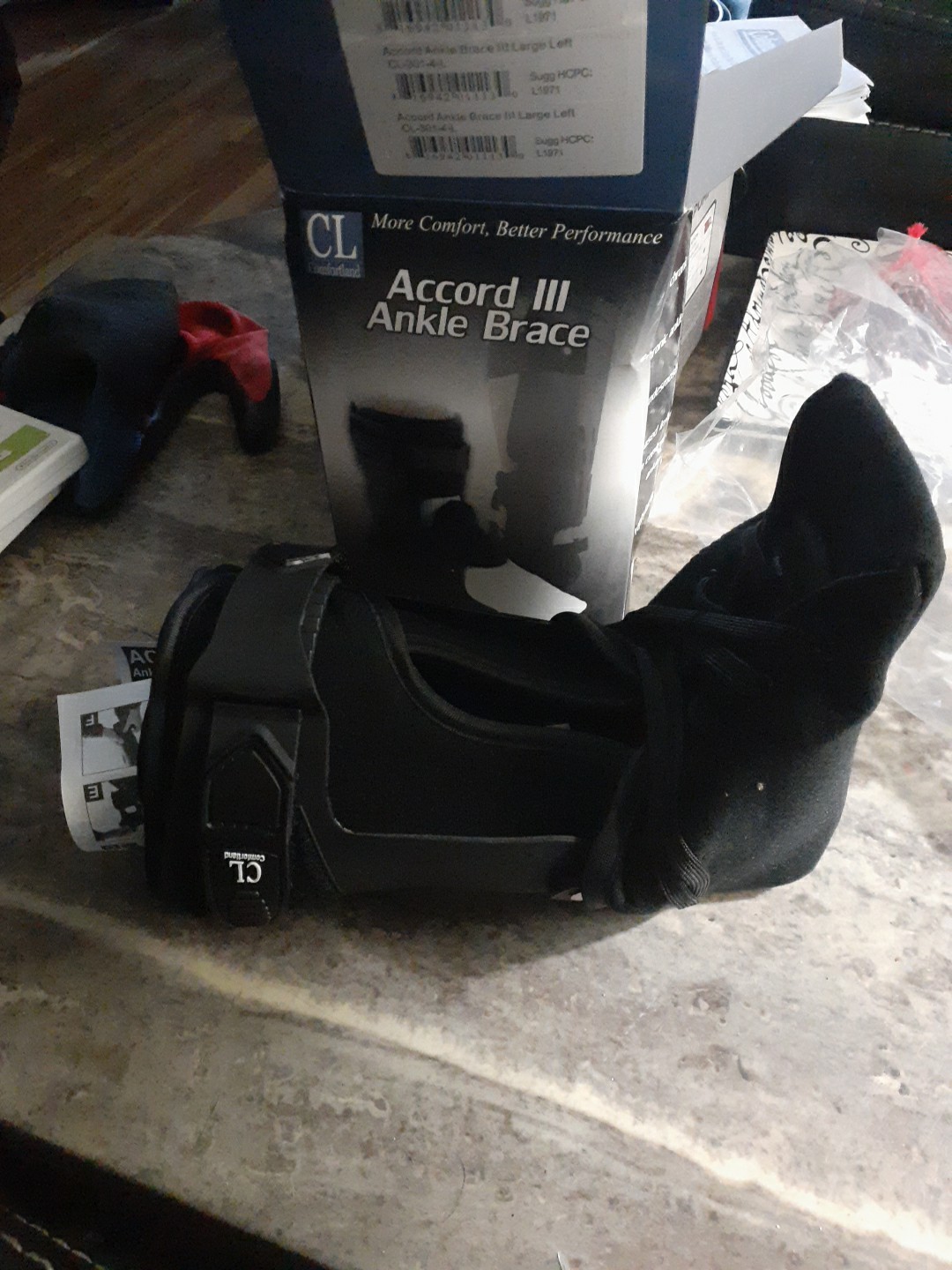 Comfortland Accord 3 III Ankle Brace Size large left New In Box NIB