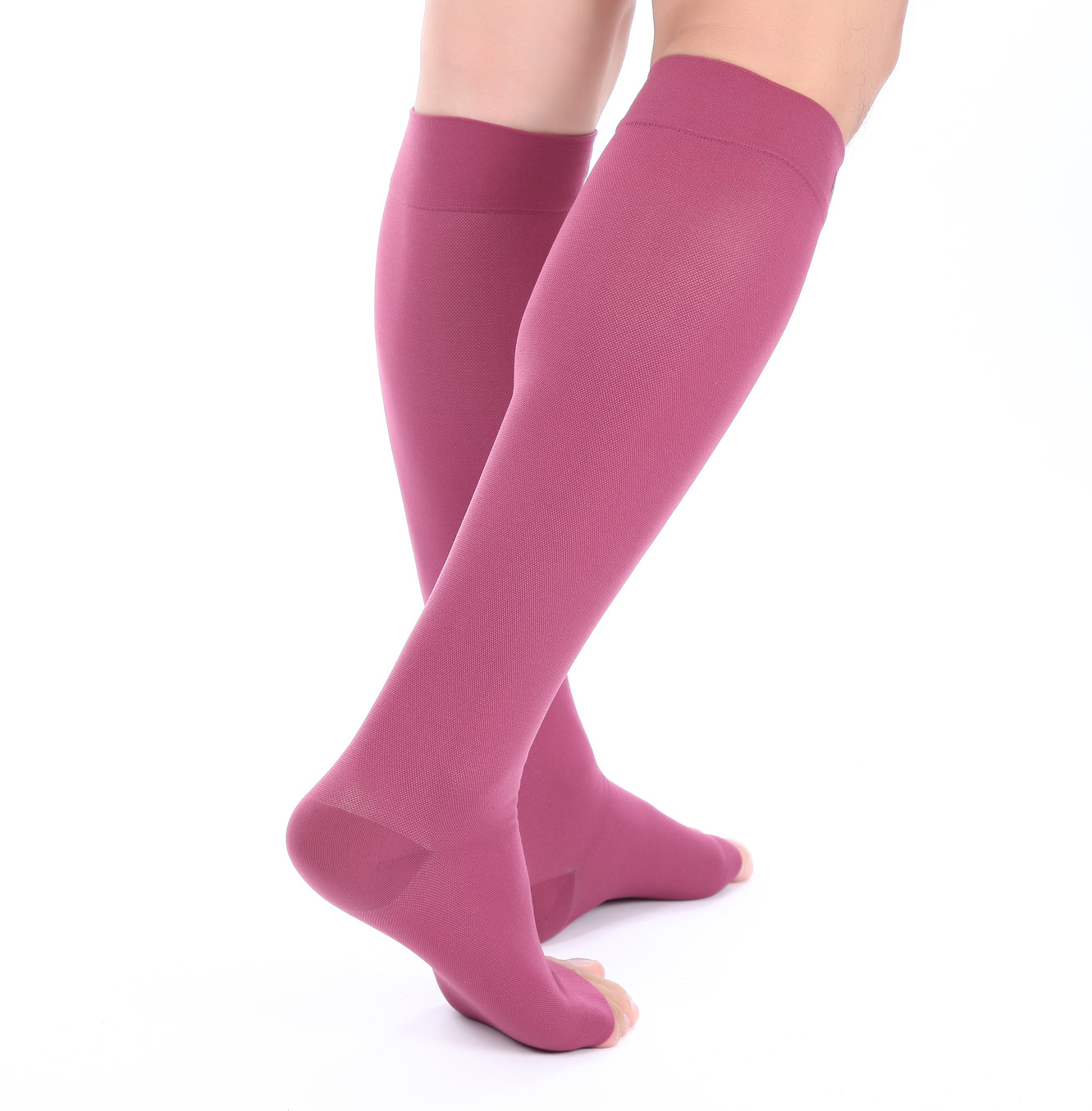 Doc Miller Open Toe Socks Compression Socks 20-30 mmHg Recovery Varicose Veins
